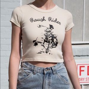 Brandy Melville Ashlyn Rough Rider Top